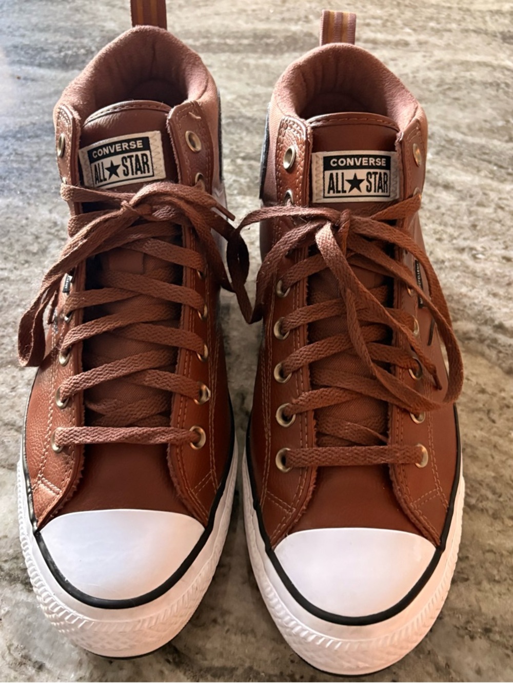 Converse Chuck Taylor Malden Street Mid Boots Water Repellent Brown Men’s 12